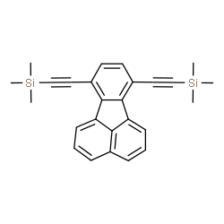 ChemSpider 2D Image | (7,10-Fluoranthenediyldi-2,1-ethynediyl)bis(trimethylsilane) | C26H26Si2