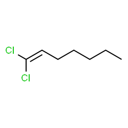 ChemSpider 2D Image | 1,1-Dichloro-1-heptene | C7H12Cl2