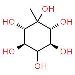 ChemSpider 2D Image | (2R,3S,5R,6S)-1-Methyl-1,2,3,4,5,6-cyclohexanehexol | C7H14O6