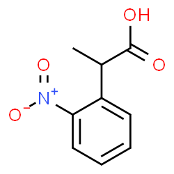 ChemSpider 2D Image | 2-(2-Nitrophenyl)propanoic acid | C9H9NO4