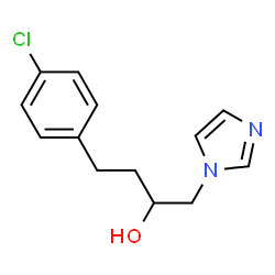 ChemSpider 2D Image | 4-(4-Chlorophenyl)-1-(1H-imidazol-1-yl)-2-butanol | C13H15ClN2O
