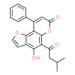 ChemSpider 2D Image | iso-Disparfuran B | C22H18O5