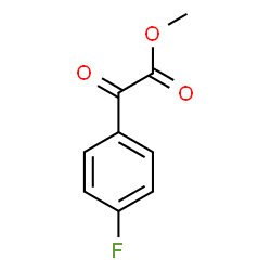 ChemSpider 2D Image | Methyl (4-fluorophenyl)(oxo)acetate | C9H7FO3