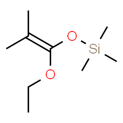 ChemSpider 2D Image | [(1-Ethoxy-2-methyl-1-propen-1-yl)oxy]trimethylsilane | C9H20O2Si