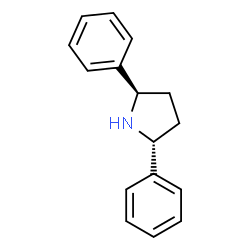 ChemSpider 2D Image | (2R,5R)-2,5-Diphenylpyrrolidine | C16H17N