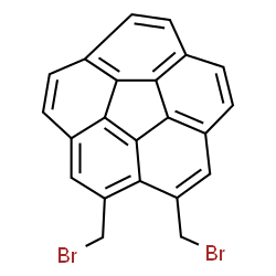 ChemSpider 2D Image | 1,10-Bis(bromomethyl)dibenzo[ghi,mno]fluoranthene | C22H12Br2