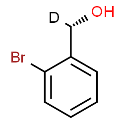 ChemSpider 2D Image | (S)-(2-Bromophenyl)(~2~H_1_)methanol | C7H6DBrO