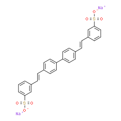 ChemSpider 2D Image | Disodium 3,3'-[4,4'-biphenyldiyldi(E)-2,1-ethenediyl]dibenzenesulfonate | C28H20Na2O6S2