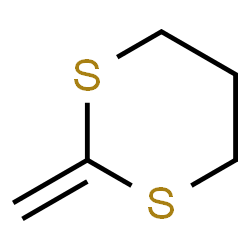 ChemSpider 2D Image | 2-Methylene-1,3-dithiane | C5H8S2