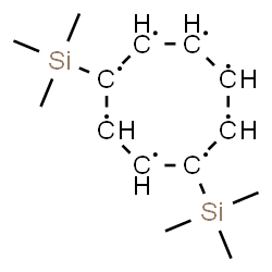 ChemSpider 2D Image | 1,4-Bis(trimethylsilyl)-1,2,3,4,5,6,7,8-cyclooctaneoctayl | C14H24Si2