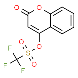 ChemSpider 2D Image | 2-Oxo-2H-chromen-4-yl trifluoromethanesulfonate | C10H5F3O5S