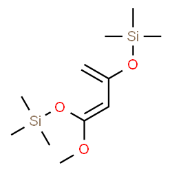 ChemSpider 2D Image | (1Z)-1-methoxy-1,3-bis(trimethylsilyloxy)-1,3-butadiene | C11H24O3Si2