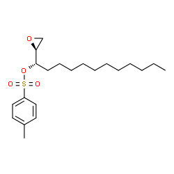 ChemSpider 2D Image | (1S)-1-[(2S)-2-Oxiranyl]dodecyl 4-methylbenzenesulfonate | C21H34O4S