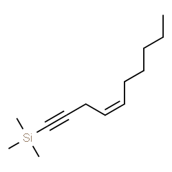 ChemSpider 2D Image | (4Z)-4-Decen-1-yn-1-yl(trimethyl)silane | C13H24Si