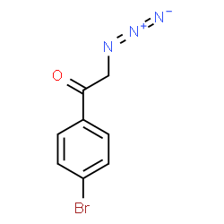 ChemSpider 2D Image | 2-Azido-1-(4-bromophenyl)ethanone | C8H6BrN3O