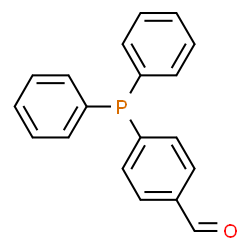 ChemSpider 2D Image | 4-(Diphenylphosphino)benzaldehyde | C19H15OP