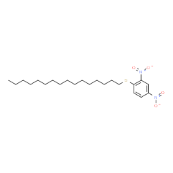 ChemSpider 2D Image | 1-(Hexadecylsulfanyl)-2,4-dinitrobenzene | C22H36N2O4S