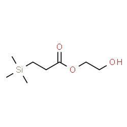 ChemSpider 2D Image | 2-Hydroxyethyl 3-(trimethylsilyl)propanoate | C8H18O3Si