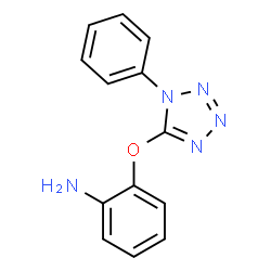 ChemSpider 2D Image | 2-[(1-Phenyl-1H-tetrazol-5-yl)oxy]aniline | C13H11N5O