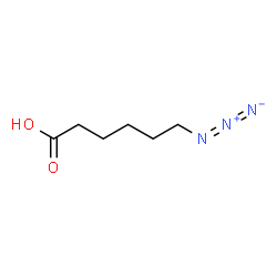ChemSpider 2D Image | 6-Azidocaproic acid | C6H11N3O2