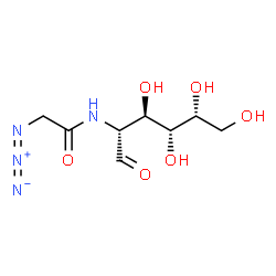 ChemSpider 2D Image | 2-[(Azidoacetyl)amino]-2-deoxy-D-galactose | C8H14N4O6