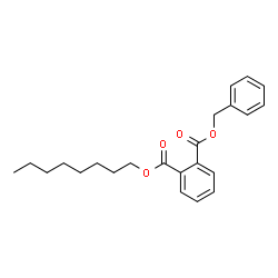 ChemSpider 2D Image | Benzyl octyl phthalate | C23H28O4