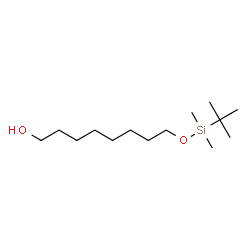 ChemSpider 2D Image | 8-{[Dimethyl(2-methyl-2-propanyl)silyl]oxy}-1-octanol | C14H32O2Si
