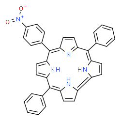 ChemSpider 2D Image | (1Z,4Z,10Z,15Z)-10-(4-nitrophenyl)-5,15-diphenyl-22,24-dihydro-21H-corrin | C37H25N5O2