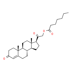 ChemSpider 2D Image | DESOXYCORTONE ENANTHATE | C28H42O4