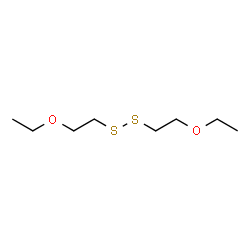 ChemSpider 2D Image | 1-Ethoxy-2-[(2-ethoxyethyl)disulfanyl]ethane | C8H18O2S2