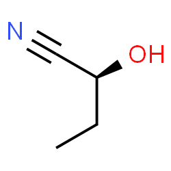 ChemSpider 2D Image | (2S)-2-Hydroxybutanenitrile | C4H7NO