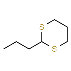ChemSpider 2D Image | 2-Propyl-1,3-dithiane | C7H14S2