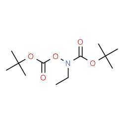 ChemSpider 2D Image | tert-Butyl [(tert-butoxycarbonyl)oxy]ethylcarbamate | C12H23NO5