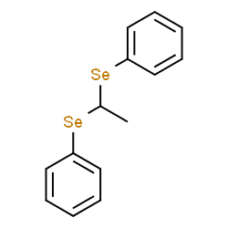 ChemSpider 2D Image | 1,1'-(1,1-Ethanediyldiselanyl)dibenzene | C14H14Se2