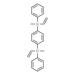 ChemSpider 2D Image | 1,4-Phenylenebis[methyl(phenyl)vinylsilane] | C24H26Si2