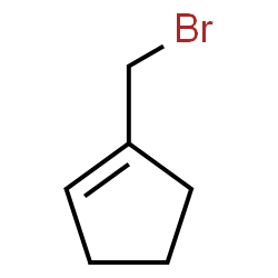 ChemSpider 2D Image | 1-(Bromomethyl)cyclopentene | C6H9Br