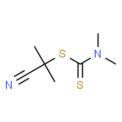 ChemSpider 2D Image | 2-Cyano-2-propanyl dimethylcarbamodithioate | C7H12N2S2