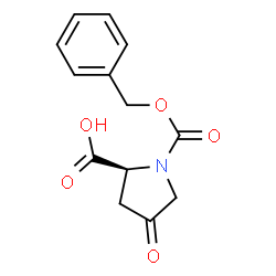 ChemSpider 2D Image | Z-4-oxo-L-proline | C13H13NO5