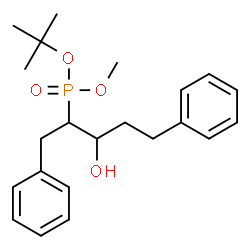 ChemSpider 2D Image | Methyl 2-methyl-2-propanyl (3-hydroxy-1,5-diphenyl-2-pentanyl)phosphonate | C22H31O4P