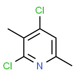 ChemSpider 2D Image | 2,4-Dichloro-3,6-dimethylpyridine | C7H7Cl2N