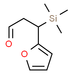 ChemSpider 2D Image | 3-(2-Furyl)-3-(trimethylsilyl)propanal | C10H16O2Si