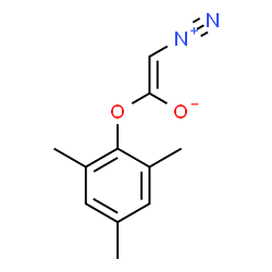 ChemSpider 2D Image | (E)-2-Diazonio-1-(mesityloxy)ethenolate | C11H12N2O2
