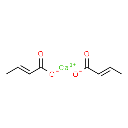 ChemSpider 2D Image | Calcium di[(2E)-2-butenoate] | C8H10CaO4
