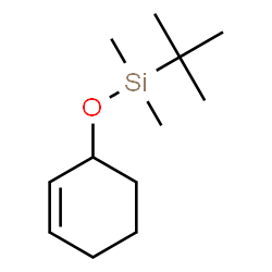 ChemSpider 2D Image | (2-Cyclohexen-1-yloxy)(dimethyl)(2-methyl-2-propanyl)silane | C12H24OSi