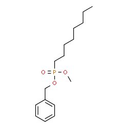 ChemSpider 2D Image | Benzyl methyl octylphosphonate | C16H27O3P