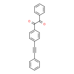 ChemSpider 2D Image | 1-Phenyl-2-[4-(phenylethynyl)phenyl]-1,2-ethanedione | C22H14O2