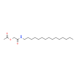 ChemSpider 2D Image | 2-Oxo-2-(pentadecylamino)ethyl acetate | C19H37NO3