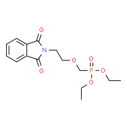 ChemSpider 2D Image | Diethyl {[2-(1,3-dioxo-1,3-dihydro-2H-isoindol-2-yl)ethoxy]methyl}phosphonate | C15H20NO6P