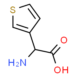 ChemSpider 2D Image | Amino(3-thienyl)acetic acid | C6H7NO2S
