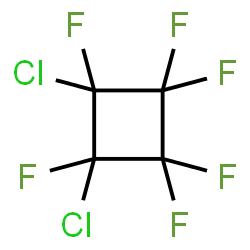 ChemSpider 2D Image | 1,2-Dichlorohexafluorocyclobutane | C4Cl2F6